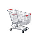 Used Supermarket Equipment High Quality American Style Shopping Trolley